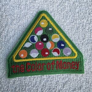 Disney Green and Yellow 'The Color of Money' Embroidered Patch Rare Cast Member